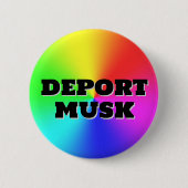 Badge Rond 5 Cm DEPORT MUSK ( vous pouvez changer les mots ! ) (Devant)