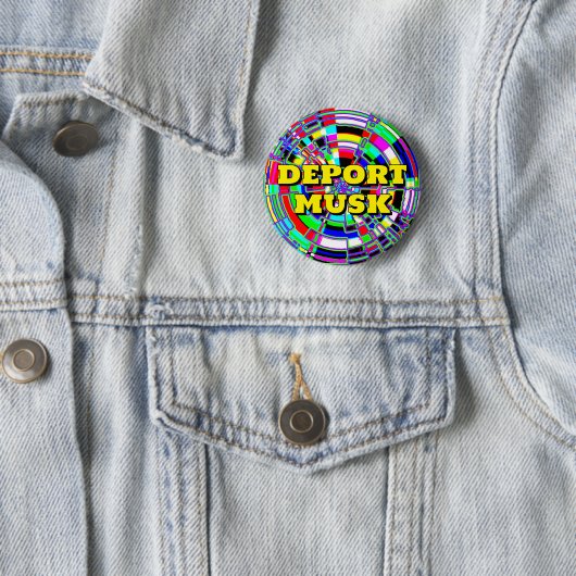 Badge Rond 5 Cm DEPORT MUSK ( vous pouvez modifier les mots ) (En situation)