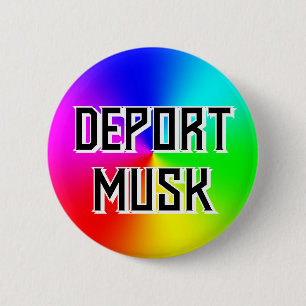 Badge Rond 5 Cm DEPORT MUSK (vous pouvez modifier les mots)