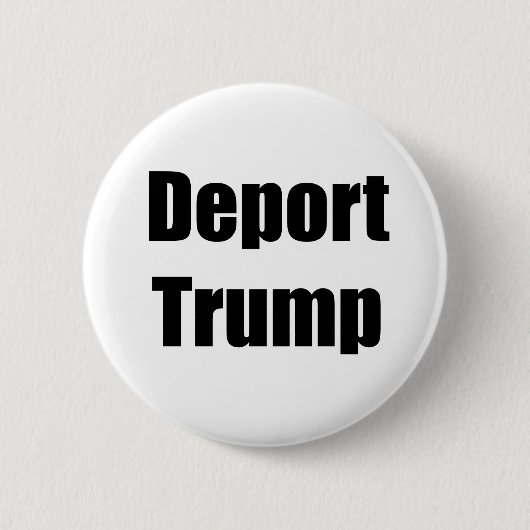 Badge Rond 5 Cm Déporter Trump (Devant)