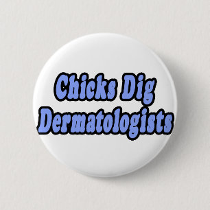 Badge Rond 5 Cm Dermatologues des pousses