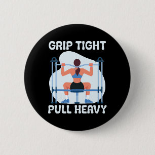 Badge Rond 5 Cm Dernier exercice de musculation entraînement de mu