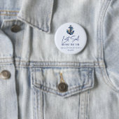 Badge Rond 5 Cm Dernière voile avant Veil Bachelorette Week-end (En situation)
