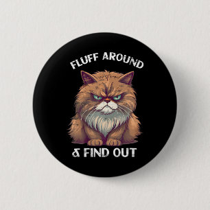 Badge Rond 5 Cm déroulez et découvrez chat papa Grumpy kitty