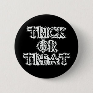 Badge Rond 5 Cm Des bonbons ou un sort