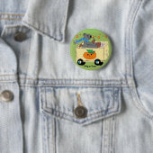 Badge Rond 5 Cm Des bonbons ou un sort (En situation)