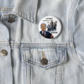 Badge Rond 5 Cm des démocrates zombies pour Biden (En situation)