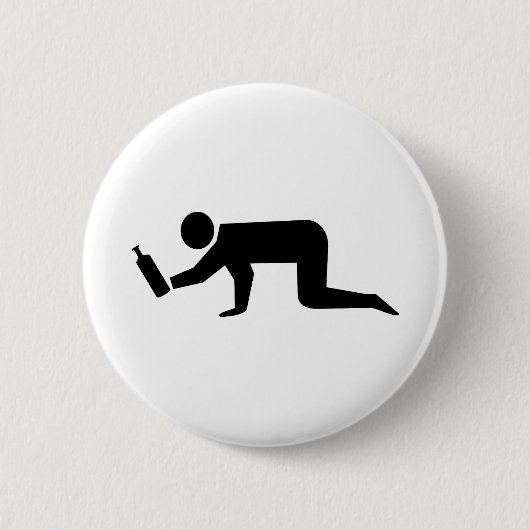 Badge Rond 5 Cm Des gens ivres (Devant)