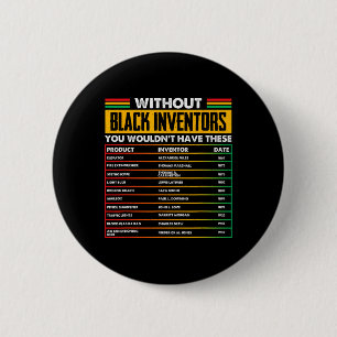 Badge Rond 5 Cm Des inventeurs noirs oubliés Mois de l'histoire no