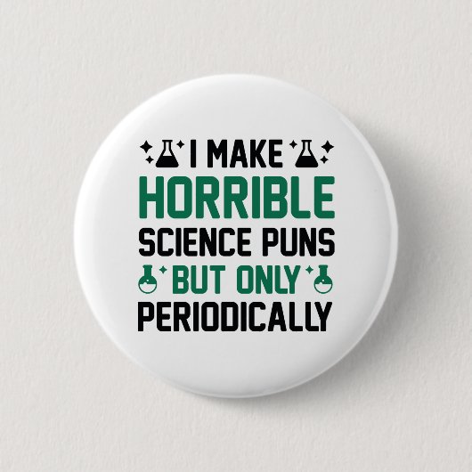 Badge Rond 5 Cm Des mondes scientifiques horribles (Devant)