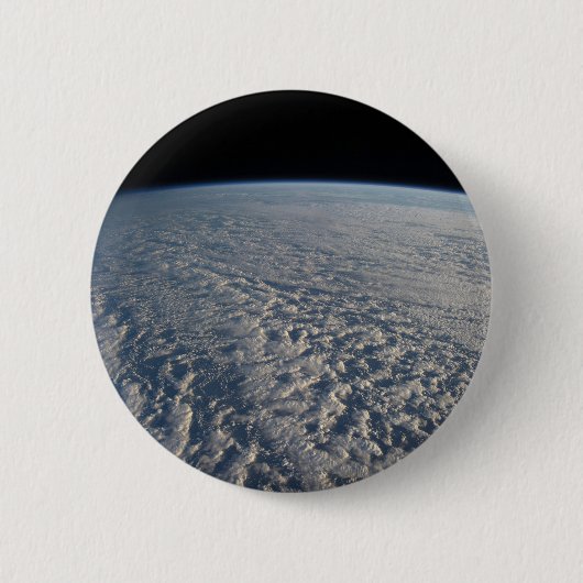 Badge Rond 5 Cm Des Nuages Stratocumulus Surplombent L'Océan Pacif (Devant)