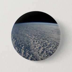 Badge Rond 5 Cm Des Nuages Stratocumulus Surplombent L'Océan Pacif