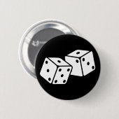 Badge Rond 5 Cm Dés rétro (Devant & derrière)