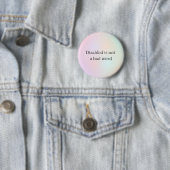Badge Rond 5 Cm Désactivé n'est pas un mauvais mot (En situation)