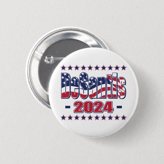 Badge Rond 5 Cm DeSantis-2024- (Devant & derrière)