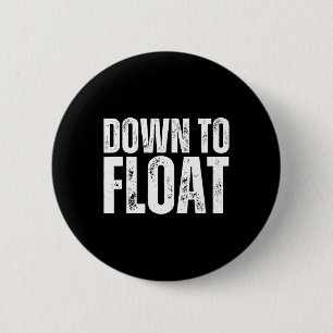 Badge Rond 5 Cm Descente de rivière en tubing pour un voyage à flo
