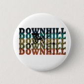 Badge Rond 5 Cm descente en VTT (Devant)