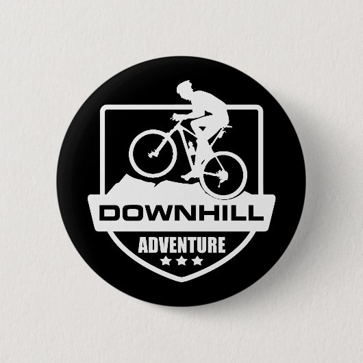 Badge Rond 5 Cm descente hors route VTT (Devant)
