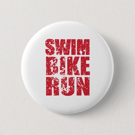 Badge Rond 5 Cm Design cool de triathlon (Devant)