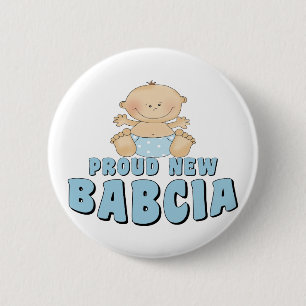 Badge Rond 5 Cm design de T-shirts roud New Babcia