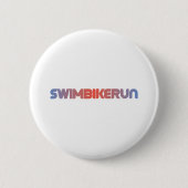 Badge Rond 5 Cm Design de triathlon (Devant)