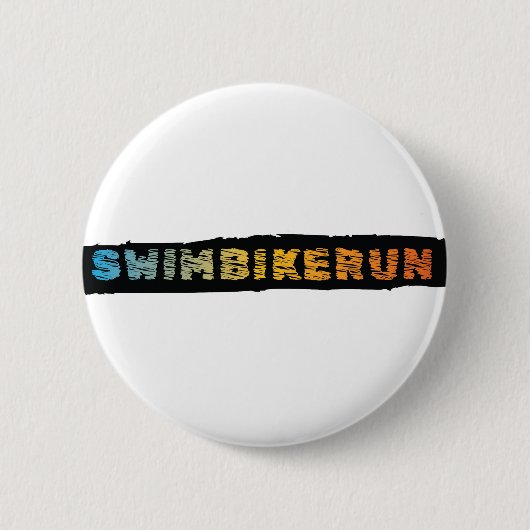 Badge Rond 5 Cm Design de triathlon (Devant)