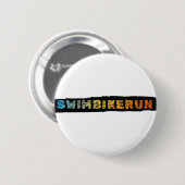 Badge Rond 5 Cm Design de triathlon (Devant & derrière)