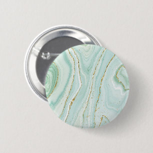 Badge Rond 5 Cm design élégant en marbre liquide peint à la main a