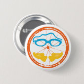 Badge Rond 5 Cm Design fun Triathlon (Devant & derrière)