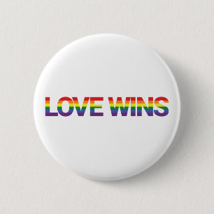 Badge Rond 5 Cm Design moderne, simple, coloré, dynamique L'amour 