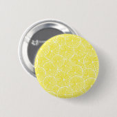 Badge Rond 5 Cm Design motif de tranches de citron (Devant & derrière)