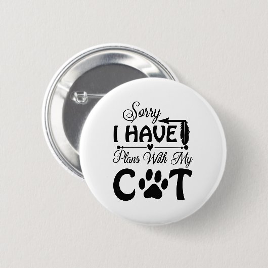 Badge Rond 5 Cm Désolé (Devant & derrière)