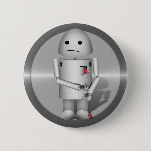 Badge Rond 5 Cm Désolé, on peut le faire. (Devant)