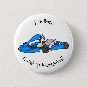Badge Rond 5 Cm dessin animé de Kart racing