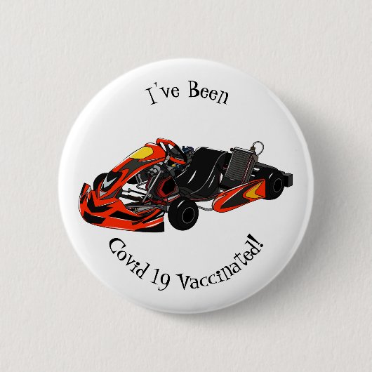 Badge Rond 5 Cm dessin animé de Kart racing (Devant)