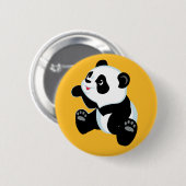 Badge Rond 5 Cm dessin animé panda (Devant & derrière)