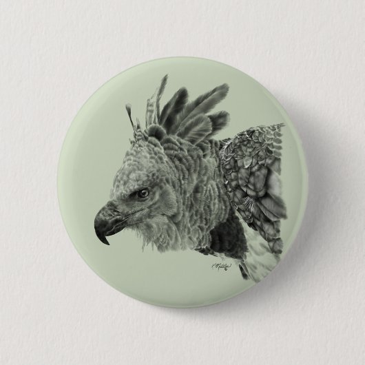Badge Rond 5 Cm Dessin d'aigle (Devant)