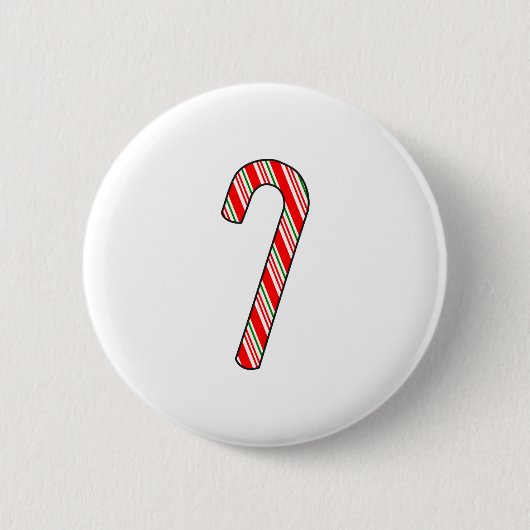 Badge Rond 5 Cm Dessin de Noël sucre de canne (Devant)