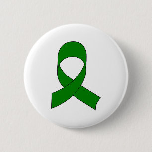 Badge Rond 5 Cm Dessin de ruban vert