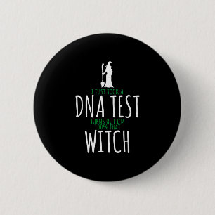 Badge Rond 5 Cm Dessin de sorcière - 100% cette sorcière - Hallowe