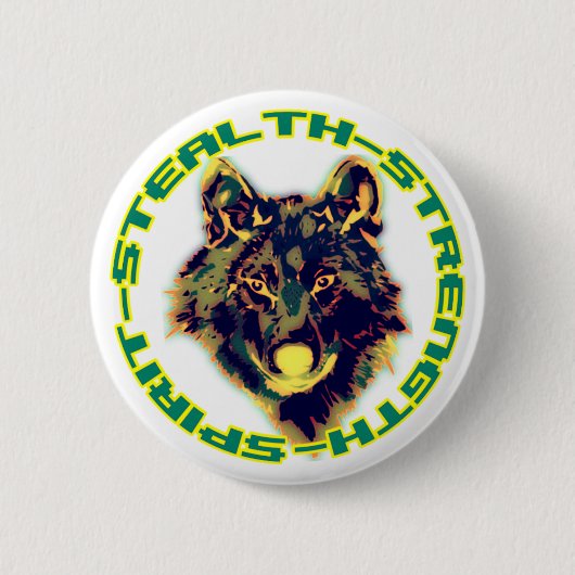 Badge Rond 5 Cm dessin floral rétro (Devant)