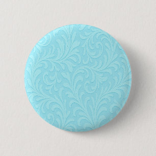 Badge Rond 5 Cm dessin floral rétro