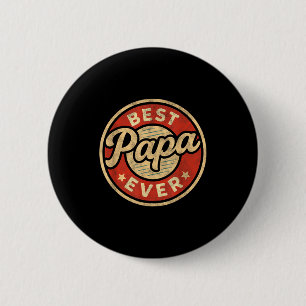 Badge Rond 5 Cm Dessin Papa Drôle Pour Grand-Père De Petits-Enfant