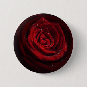 Badge Rond 5 Cm Destin rose d'amour de paix de fleur de motif de c