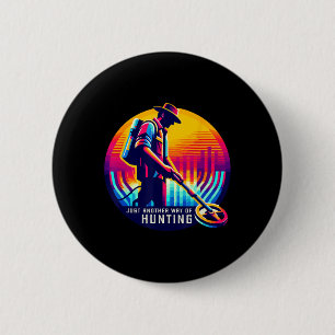 Badge Rond 5 Cm Détection des métaux Chasse au trésor Chasse au tr
