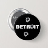 Badge Rond 5 Cm Detroit (Devant & derrière)