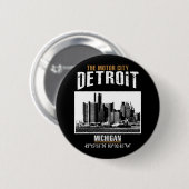 Badge Rond 5 Cm Détroit (Devant & derrière)
