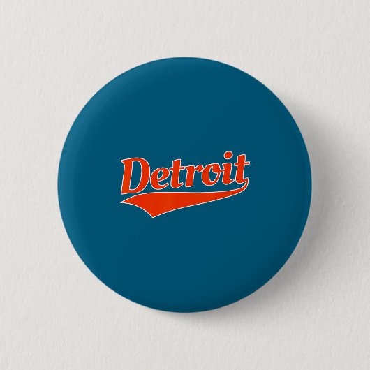 Badge Rond 5 Cm Détroit - conception de rétrospective - classique (Devant)