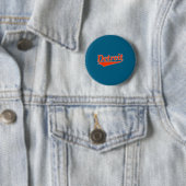 Badge Rond 5 Cm Détroit - conception de rétrospective - classique (En situation)
