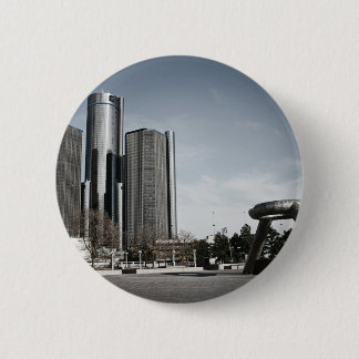 Badge Rond 5 Cm Detroit du centre